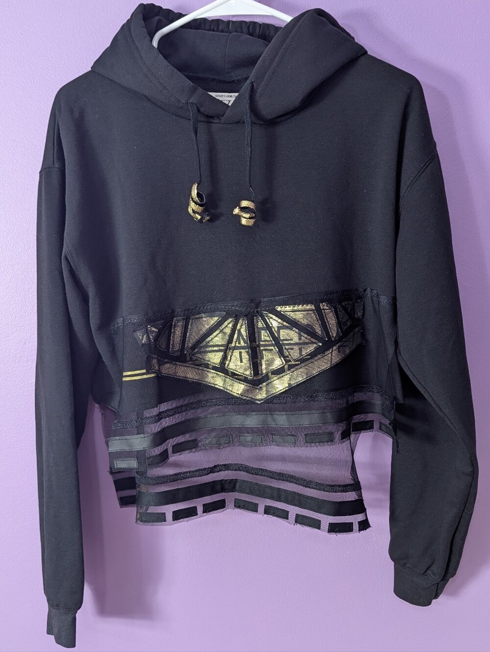 Needle By Vladimir LA Handmade Limited Rare Cropped Sweater Streetwear Medium